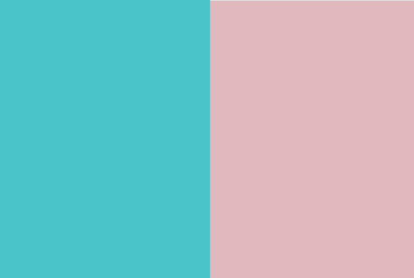 Turquoise and dusty pink southwest color schemes