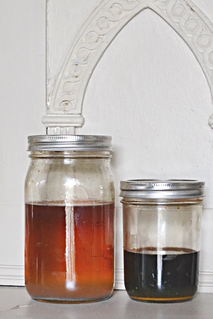 1 month old and 3 month old steel wood vinegar