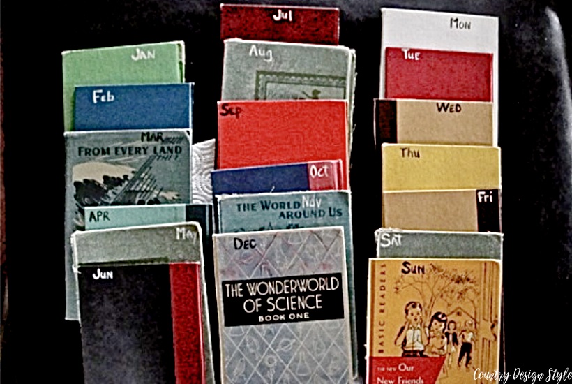 Book covers marked