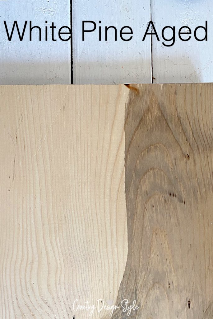 white pine with first technique
