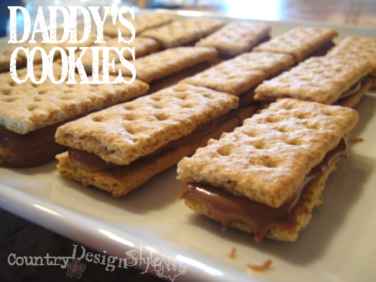 daddys cookies http://countrydesignstyle.com #wafercookies #cookies #chocolate
