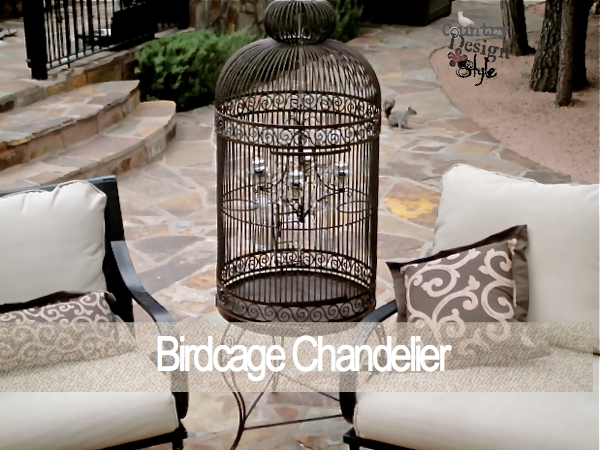 Knock off Birdcage Chandelier