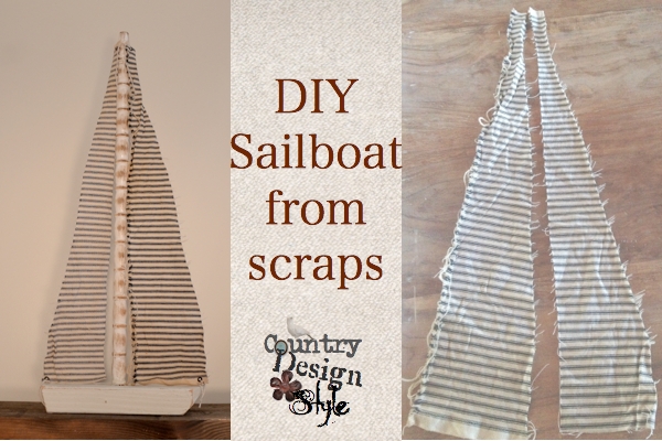 DIY Sailboat from scraps Country Design Style
