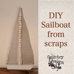 DIY Sailboat from Scraps 7 Country Design Style