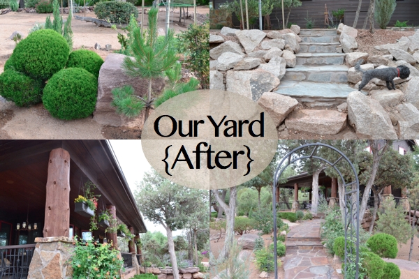 Our yard after insta country design style
