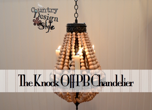The Knock Off PB Chandelier