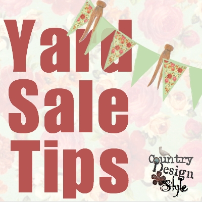 Yard Sale Tips Country Design Style SQ