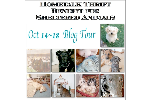 Hometalk Thrift Benefit for Sheltered Animals Blog Tour