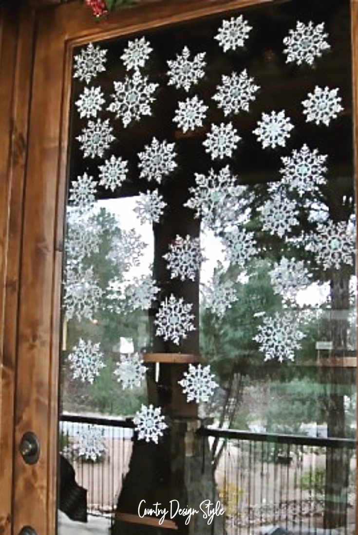 Idea for dollar store snowflakes