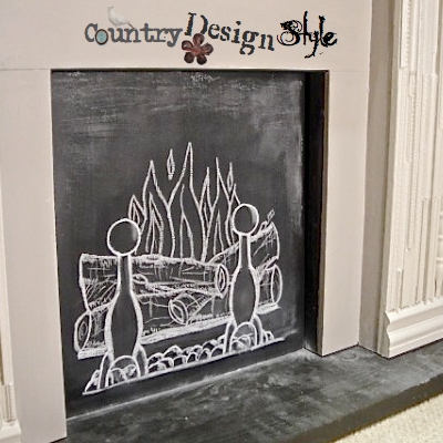 Chalk Fire | Country Design Style | countrydesignstyle.com