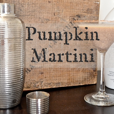 How I make a pumpkin martini Country Design Style