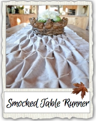 Smocked Table Runner Link Pix
