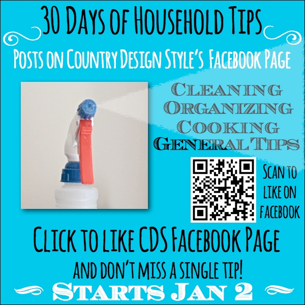 30 Days of Household Tips SQ Scan