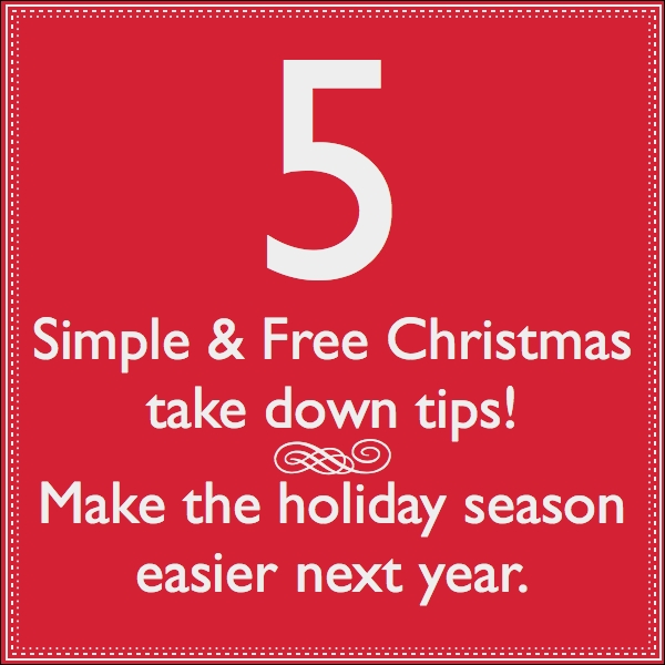 5 Christmas take down tips SQ