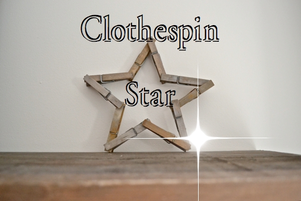 Clothespin Star