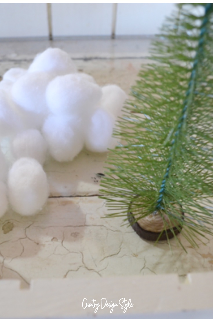 Cotton Christmas tree