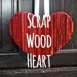 Scrap Wood Heart SQ