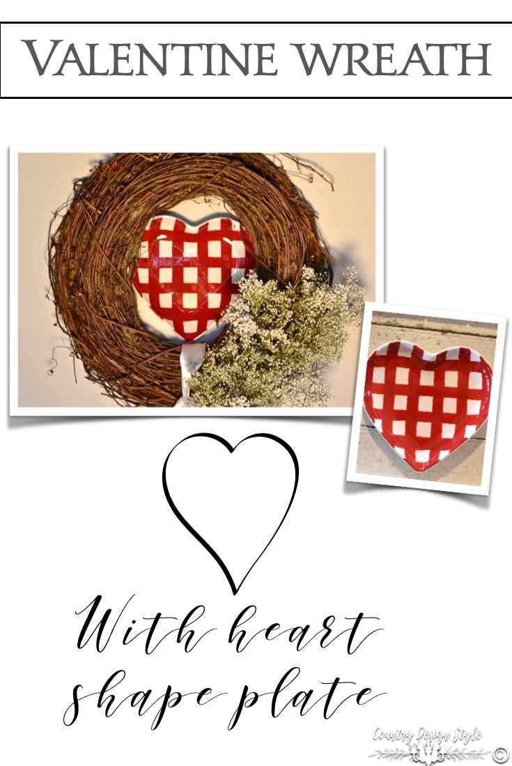 Valentine Wreath | Country Design Style | countrydesignstyle.com