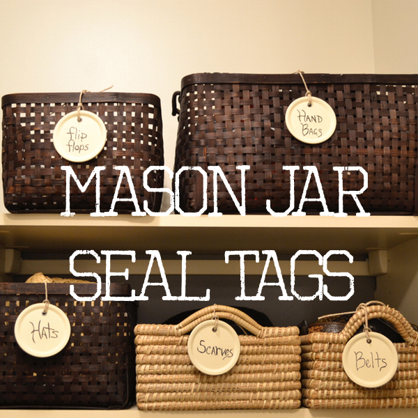 Mason Jar Seal Tags