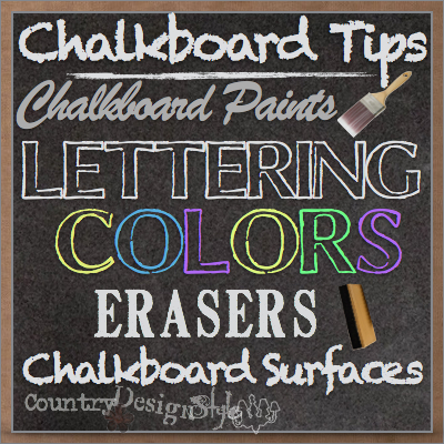 Chalkboard Tips