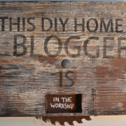 blogger sawblade sign https://countrydesignstyle.com #blogger #sign #vintageinspired