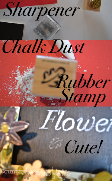 chalk dust rubber stamp http://countrydesignstyle.com #chalkdustrubberstamp