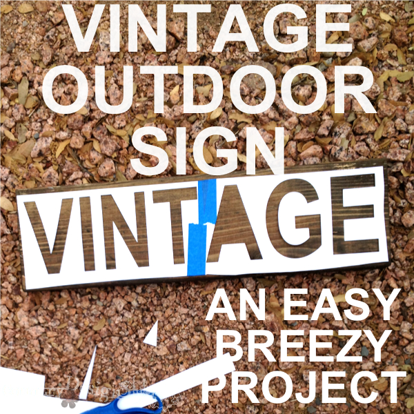 Vintage Outdoor Sign