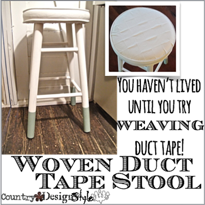Woven Duct Tape Stool