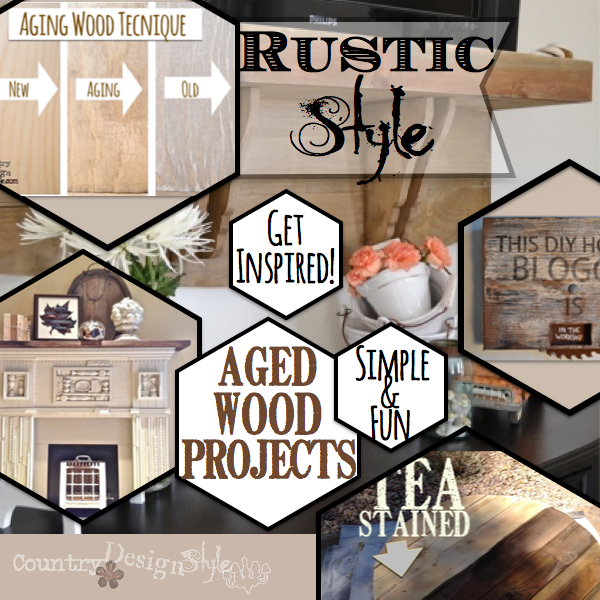 rustic style with aged wood https://countrydesignstyle.com #rusticstyle #diy #agedwood