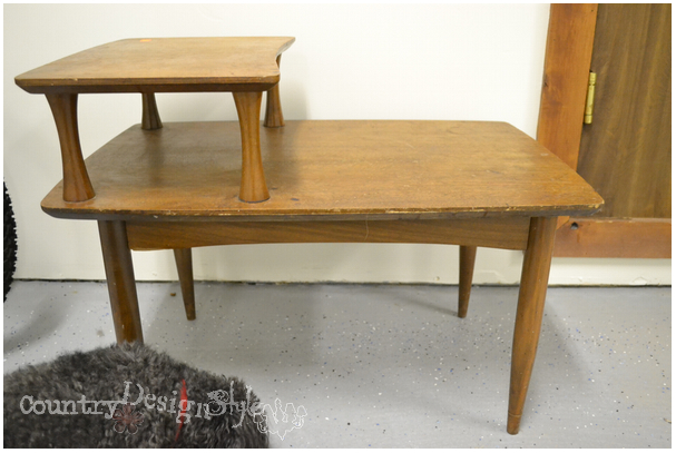 thrift shop table http://countrydesignstyle.com #repurposedfurniture