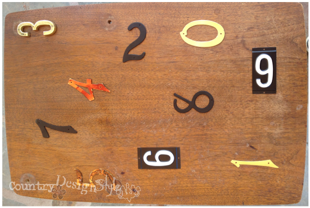 numbered table http://countrydesignstyle.com #repurposedfurniture