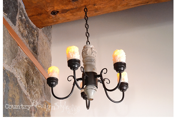 love my chanty http://countrydesignstyle.com #DIY #chandelier #candlechandelier