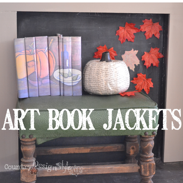 art book jackets http://countrydesignstyle.com