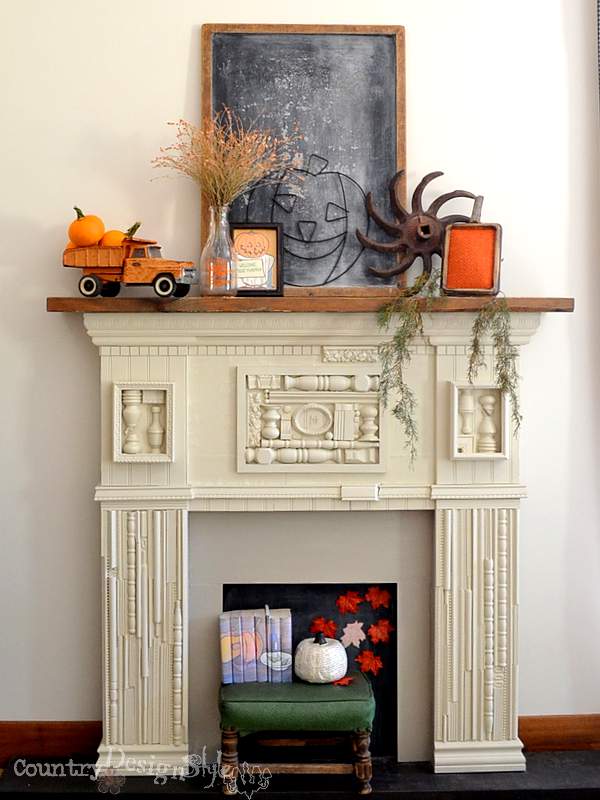 fall mantel http://countrydesignstyle.com
