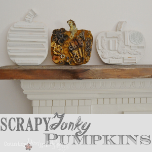 scrap junk pumpkins https://countrydesignstyle.com #scraps #junk #pumpkins