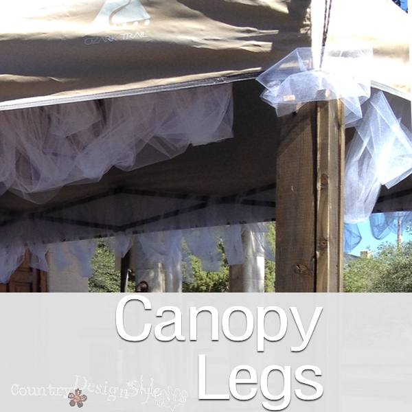 Canopy Legs http://countrydesignstyle.com