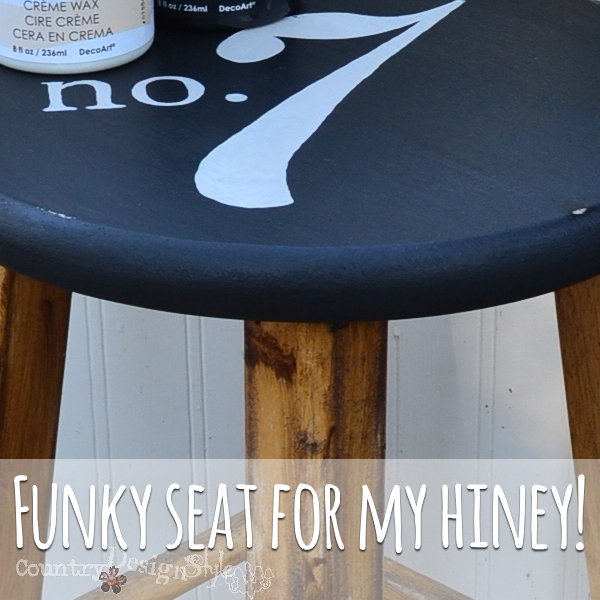 Funky seat for my hiney