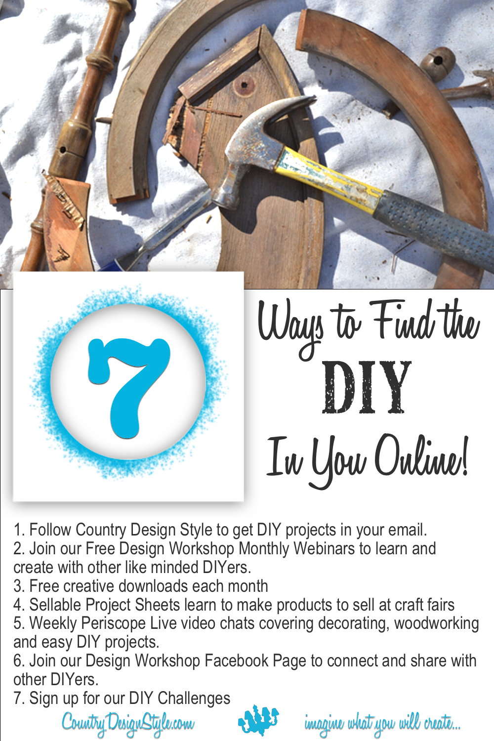 7 ways to find the diy in you online | Country Design Style | countrydesignstyle.com