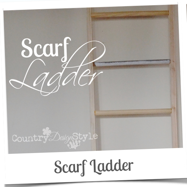 scarf ladder country design style