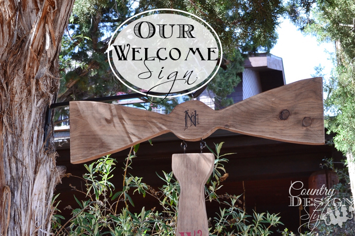 Our Welcome Sign