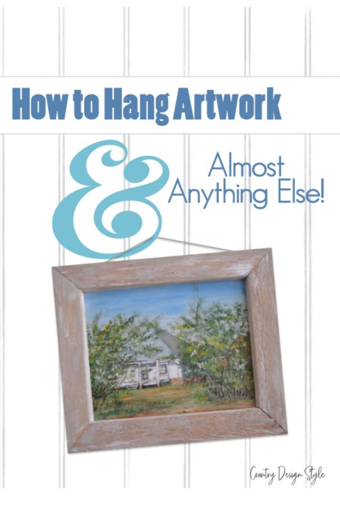 How to hang anything 