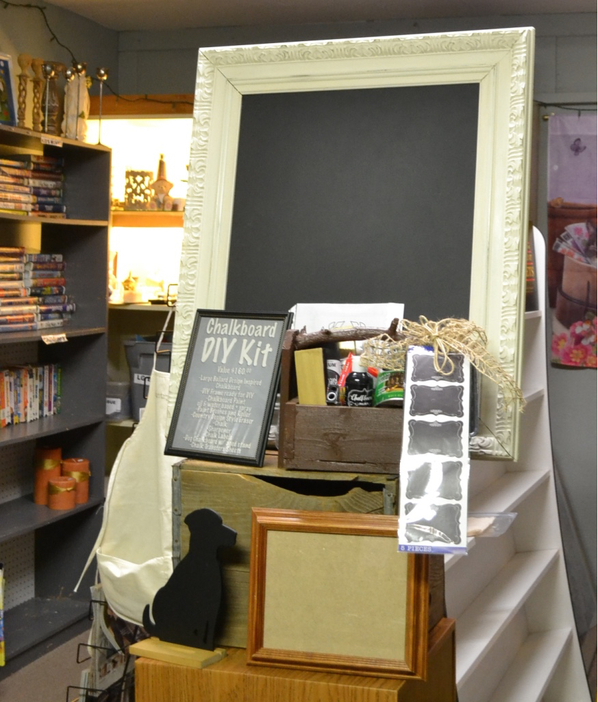 Raffle Prize for the Thrift Benefit for Sheltered Animals at our Humane Society's Resale Store. Chalkboard DIY Kit. Country Design Style