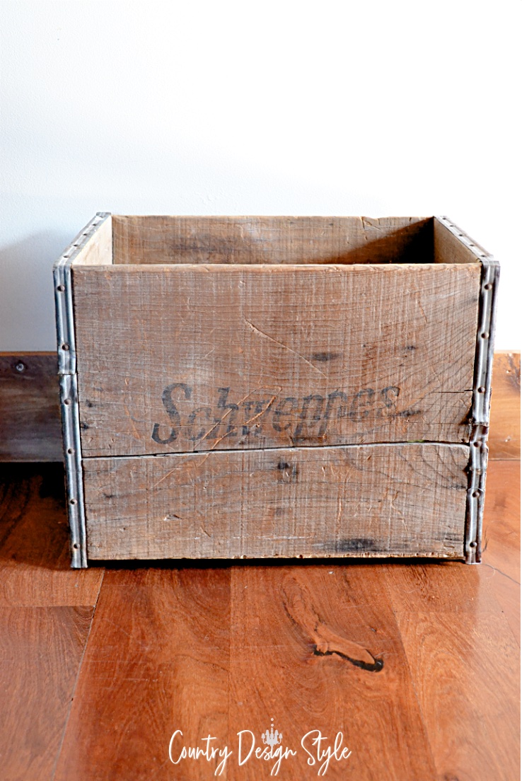 Rustic Crate Makeover turns into Rustic Furniture