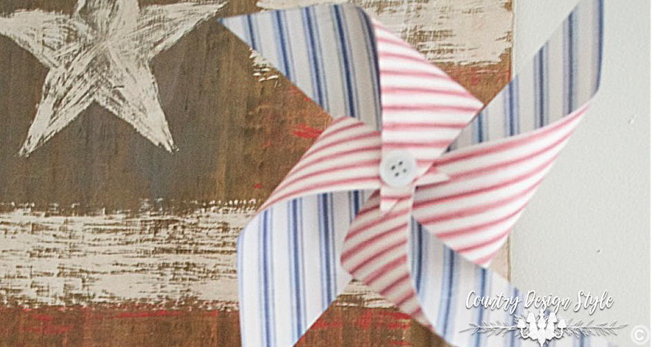 Pinwheel DIY that works | Country Design Style | countrydesignstyle.com