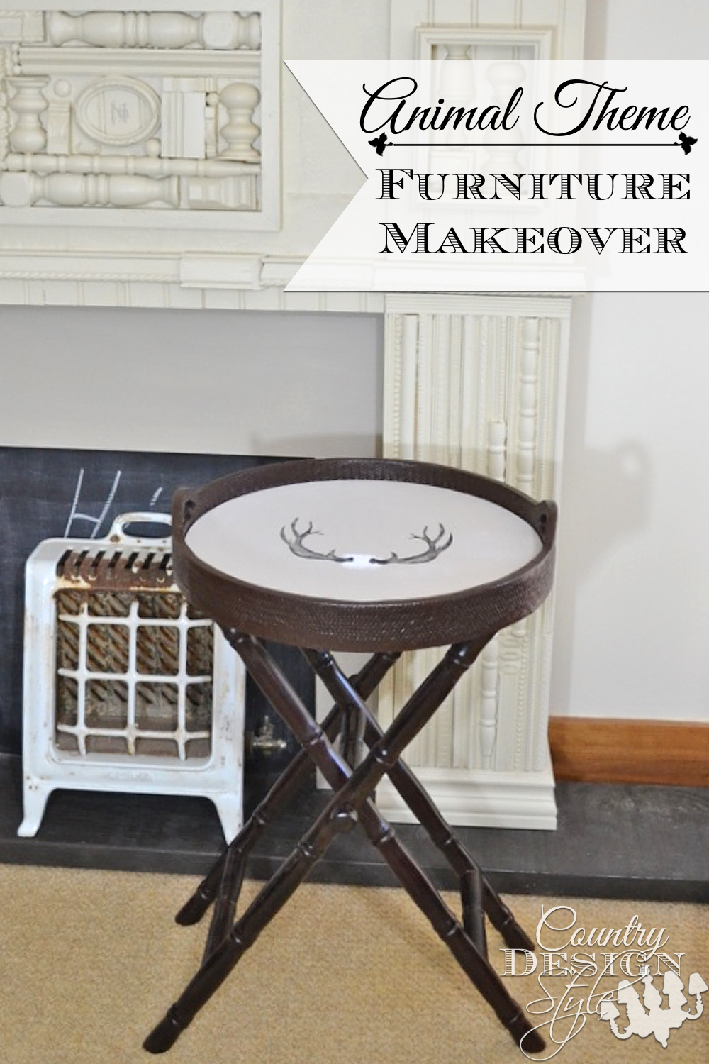 A simple animal theme furniture makeover. Fun for those in cabins around our neighborhood! Country Design Style