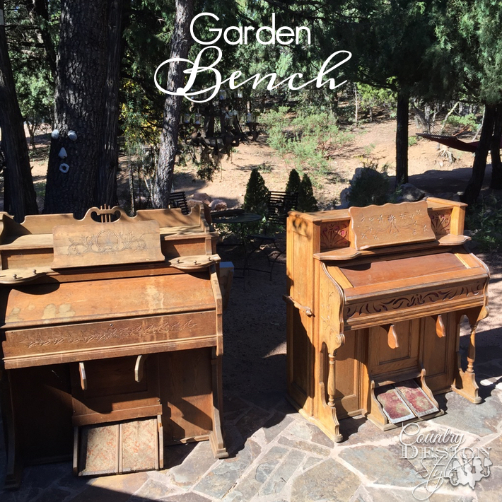 garden bench organs-country-design-style