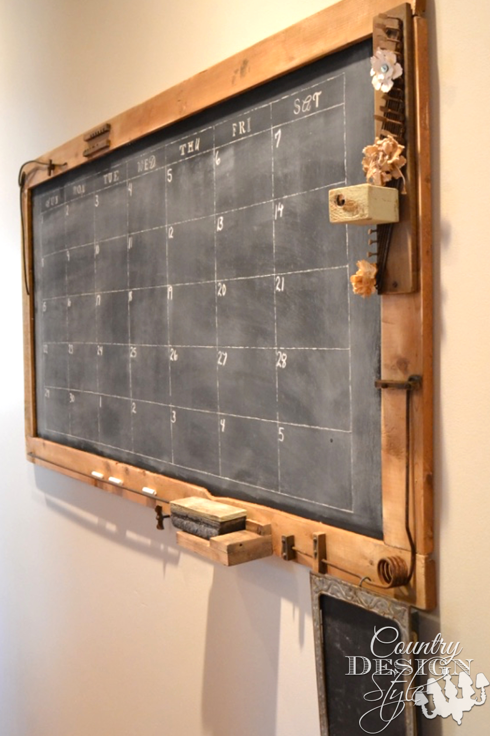 how-to-make-a-large-chalkboard | countrydesignstyle.com pn
