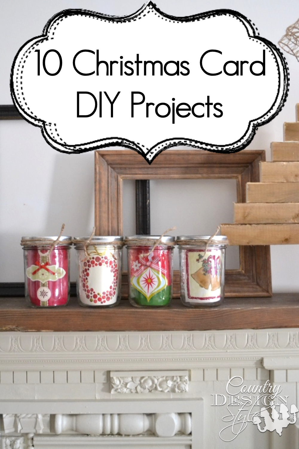 10 Holiday Card DIY Projects | Country Design Style | countrydesignstyle.com