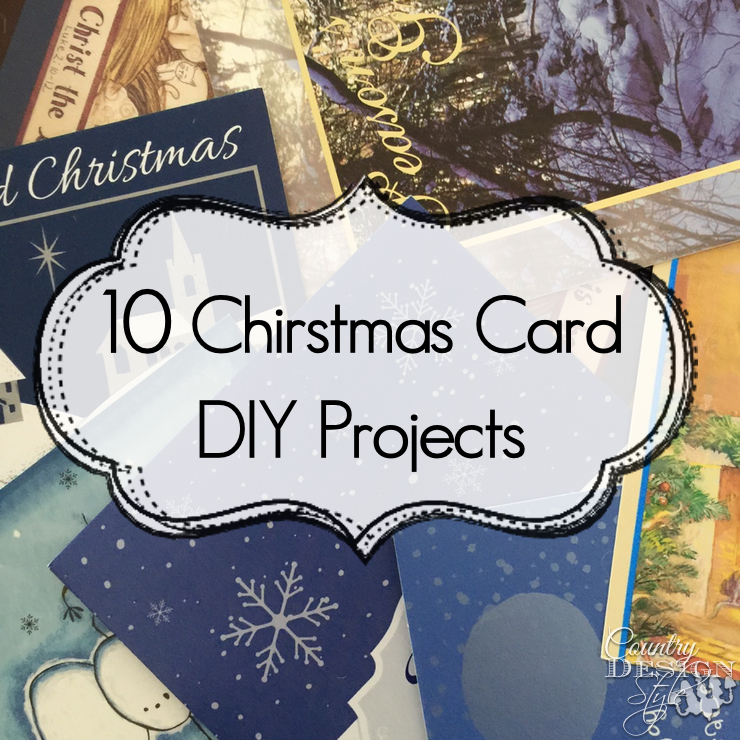 Christmas Card DIY Projects | Country Design Style | countrydesignstyle.com