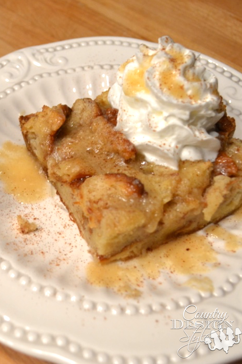 Rumchata Bread Pudding | Country Design Style | countrydesignstyle.com